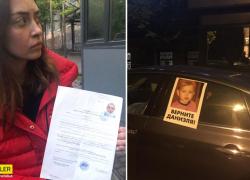 Забрали сына: плачущая мать третьи сутки стоит под посольством в Киеве