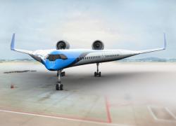 Футуристический самолет. Голландская авиакомпания KLM инвестирует в уникальный авиапроект