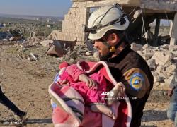 Самолеты РФ разбомбили лагерь с женщинами и детьми. С кровавыми руками Путин отправился на встречу с Эрдоганом