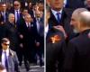 Як злякався путін на параді через гучний звук оркестру і «використав гостей як живий щит»