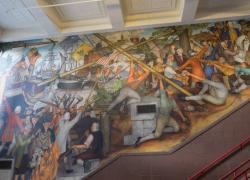 Шедевры-фрески украинского художника украшали американское метро, а сейчас их могут закрасить