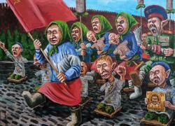 Скрепы без репы - российский художник Семен Скрепецкий изобразил последний военный парад
